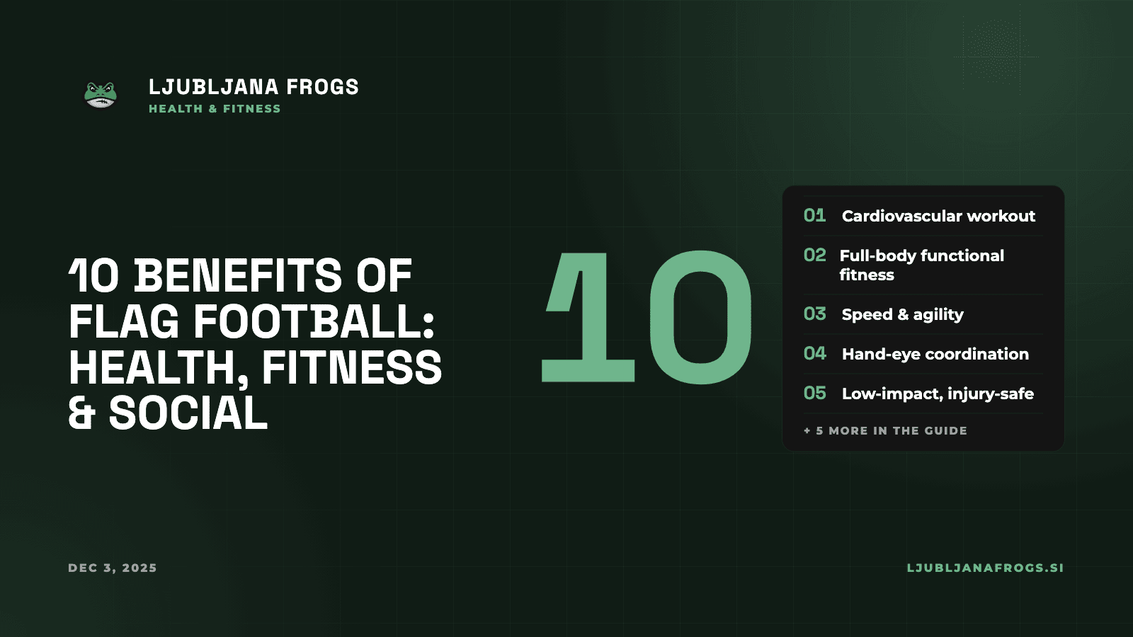 10 vantaggi del flag football: salute, forma fisica e socializzazione