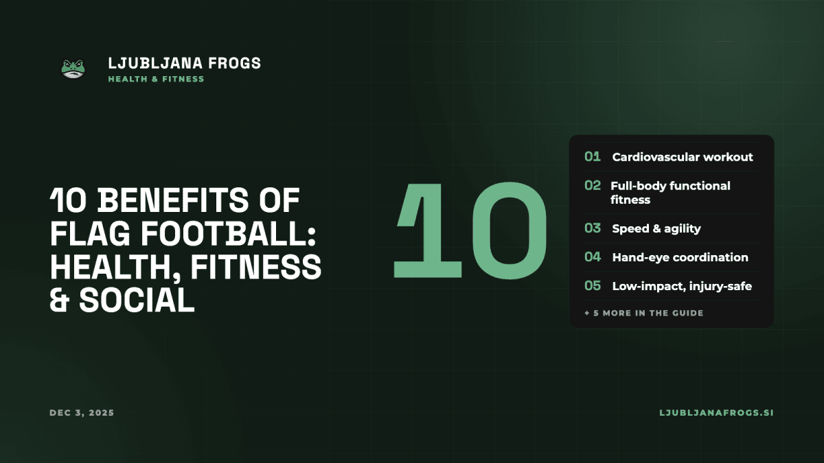 10 prednosti flag footballa: zdravlje, kondicija i socijalni aspekt